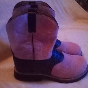 Twisted X pink cow hair roper cowboy boots